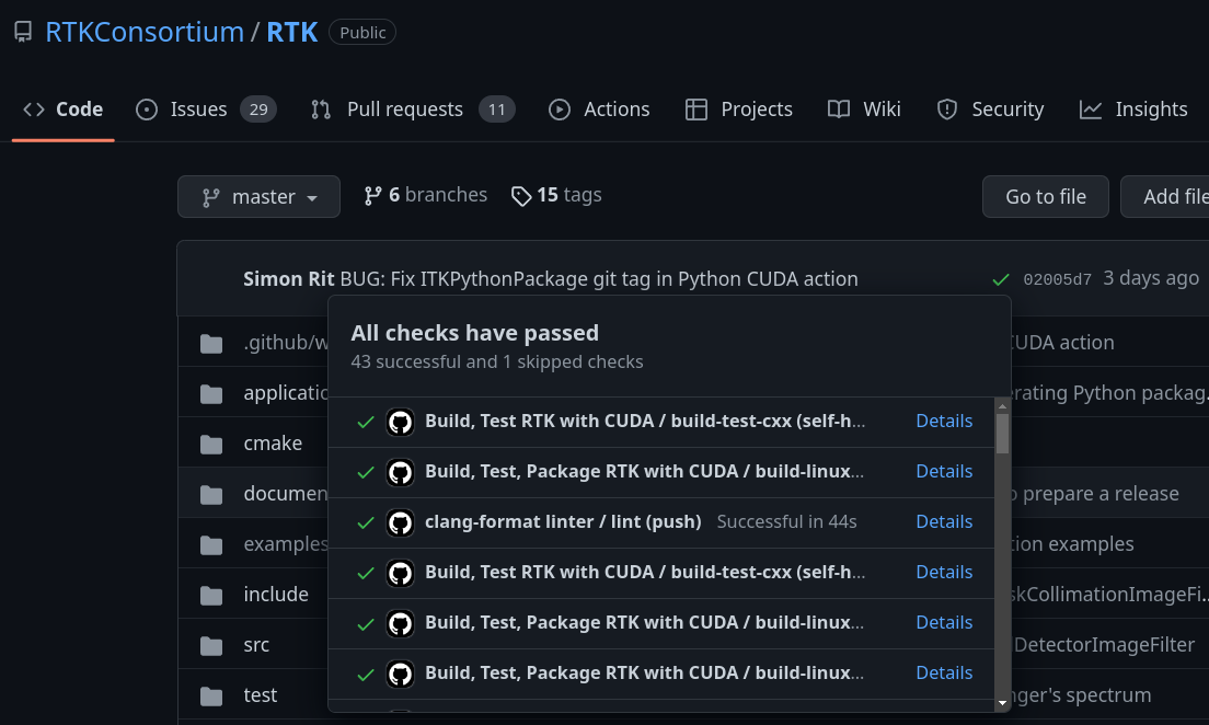 RTK CI